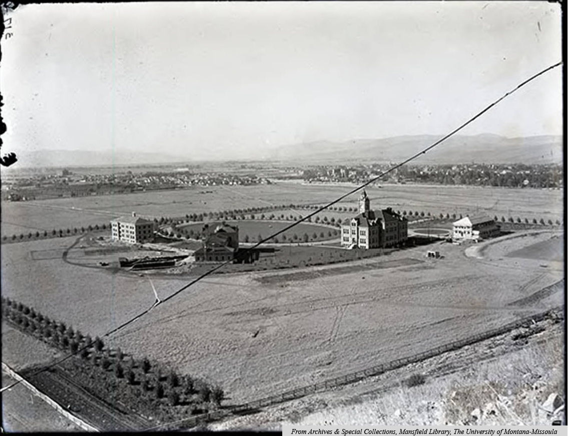 Campus from Mount Sentinel - 1903